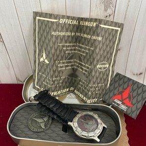 Vintage NEW with Tags Star Trek Next Generation Watch, Pin with Box